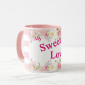 Mon amour doux Mug (Devant gauche)