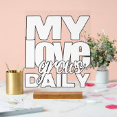 Mon amour grandit tous les jours (Mariage)