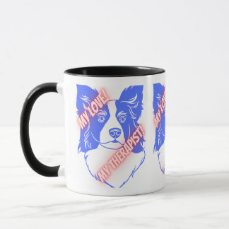 Mon amour mon Mug Chien Thérapeute