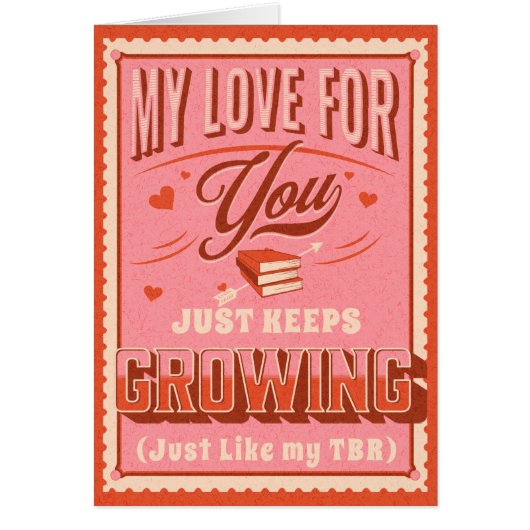 Mon Amour pour toi continue à grandir, comme ma TB (Devant)