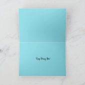 Mon amour Rose fleurs florales Carte d'anniversair (Intérieur)