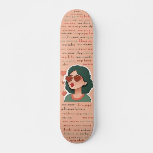 Mon Amour Skateboard (Voorkant)