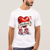 Mon amour - T-shirt de la Saint-Valentin (Devant)