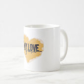 Mon amour | tasses de conception uniques (Devant droit)