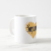Mon amour | tasses de conception uniques (Devant gauche)