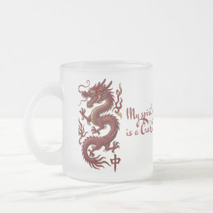 “Mon animal spirituel est un dragon Crak” Mug Mahj