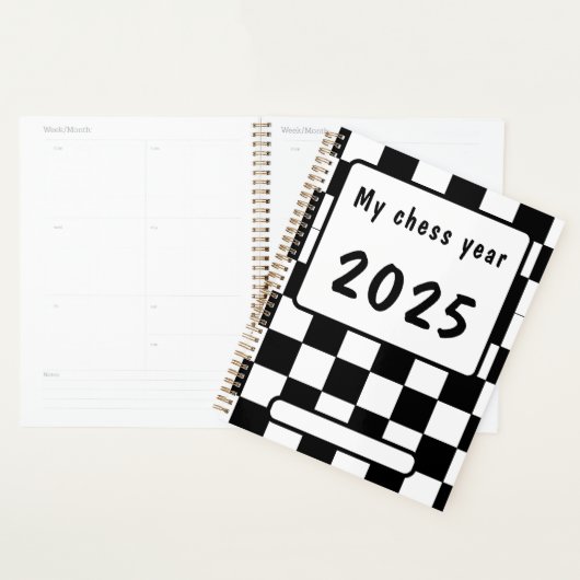 Mon année d'échecs 2025, (Devant avec enveloppe)