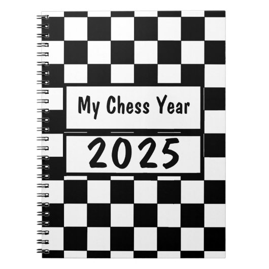Mon année d'échecs 2025, cahier (Devant)
