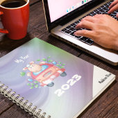 Mon année mignonne mouton sur marbre avec nom