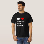 Mon Appartenance À Un T-shirt Chirurgien Cerveau (Devant entier)