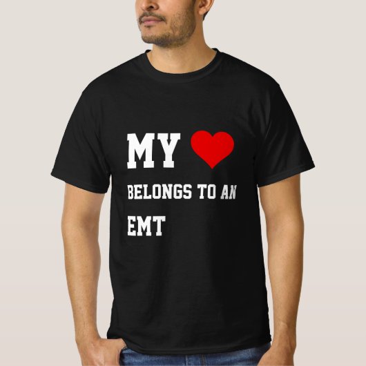 Mon Appartenance À Un T-Shirt Emt (Devant)