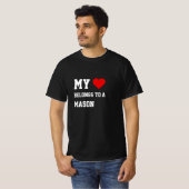 Mon Appartenance À Un T-Shirt Mason (Devant entier)