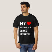Mon Appartenance À Un T-Shirt Opérateur De Grue (Devant entier)