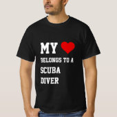 Mon Appartenance À Un T-Shirt Plongeur (Devant)