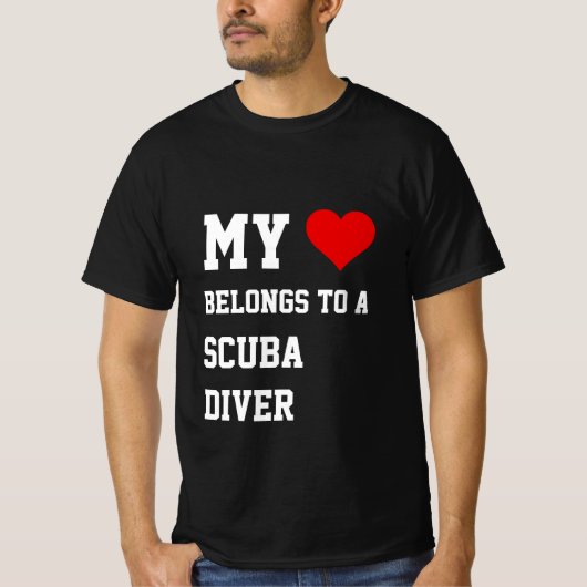 Mon Appartenance À Un T-Shirt Plongeur (Devant)