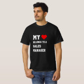 Mon Appartenance À Un T-Shirt Responsable Des Vent (Devant entier)