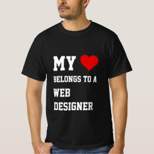 Mon Appartenance À Un T-Shirt Web Designer