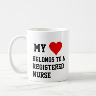 Mon Appartenance À Une Infirmière Enregistrée Mug
