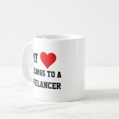 Mon Appartenance À Une Mug De Freelancer (Devant gauche)