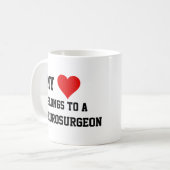 Mon Appartenance À Une Mug De Neurochirurgien (Devant gauche)