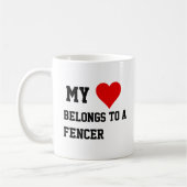 Mon Appartenance À Une Mug Fencer (Gauche)