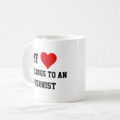 Mon Appartenance À Une Mug Interniste (Devant gauche)