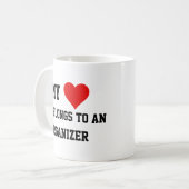 Mon Appartenance À Une Mug Organisatrice (Devant gauche)