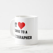 Mon Appartenance À Une Mug Photographe (Devant gauche)