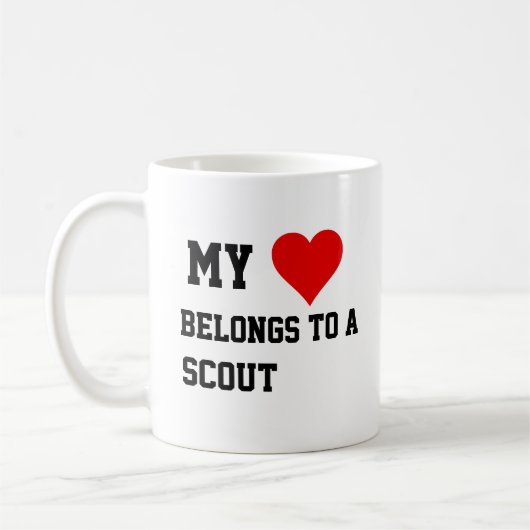 Mon Appartenance À Une Mug Scout (Gauche)