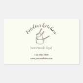 Mon autocollant d'informations de contact de petit (Devant)