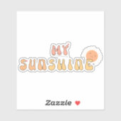 Mon Autocollant Vinyle Sunshine (Feuille)
