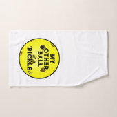 Mon Autre Boule Est Un Pickleball Jaune De Golfeur (Serviette à main)