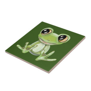 Mon autre carreau en céramique d'ami grenouille ve