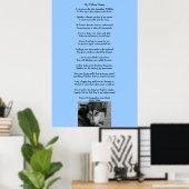 Mon autre nom Poésie Poésie Poster (Bureau à domicile)