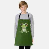 Mon autre tablier ami grenouille verte (Porté)