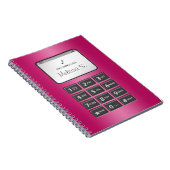 Mon autre téléphone - carnet fuchsia (Côté Droit)