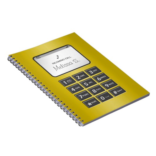 Mon autre téléphone - Carnet jaune (Côté Droit)