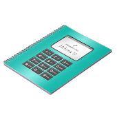Mon autre téléphone - Carnet Turquoise (Côté gauche)