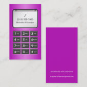 Mon autre téléphone - Cartes d'appel personnelles (Devant / Derrière)