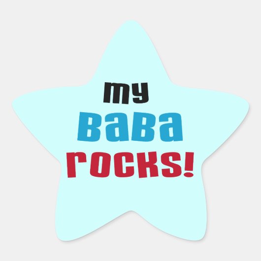 Mon Baba Rocks Stickers (Devant)