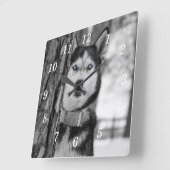 Mon Baby Blue Eyes Horloge murale (Angle)