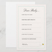 Mon ballon | Chères cartes pour bébés (Devant / Derrière)