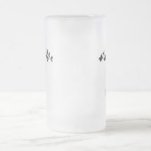 Mon Baseball Regarder Boire Frosted Glass Beer Mug (Centre)