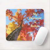 Mon batteur est la nature ! tapis de souris Feuill (Avec souris)