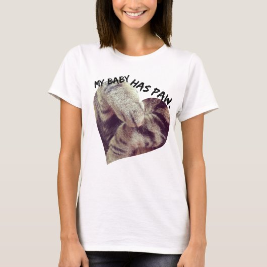 Mon bébé a le T-shirt de pattes (Devant)