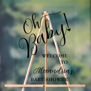 Mon bébé ! Bienvenue du Baby shower de script