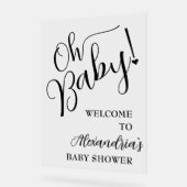 Mon bébé ! Bienvenue du Baby shower de script (Angle)