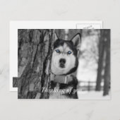 Mon Bébé Bleu Yeux Penser À Vous Carte Postale (Devant / Derrière)