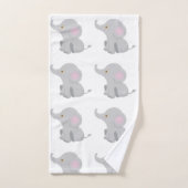 Mon bébé éléphant (Serviette à main)