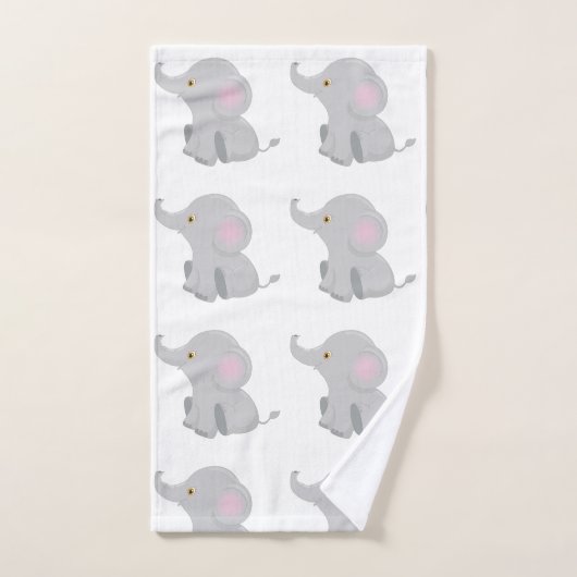 Mon bébé éléphant (Serviette à main)